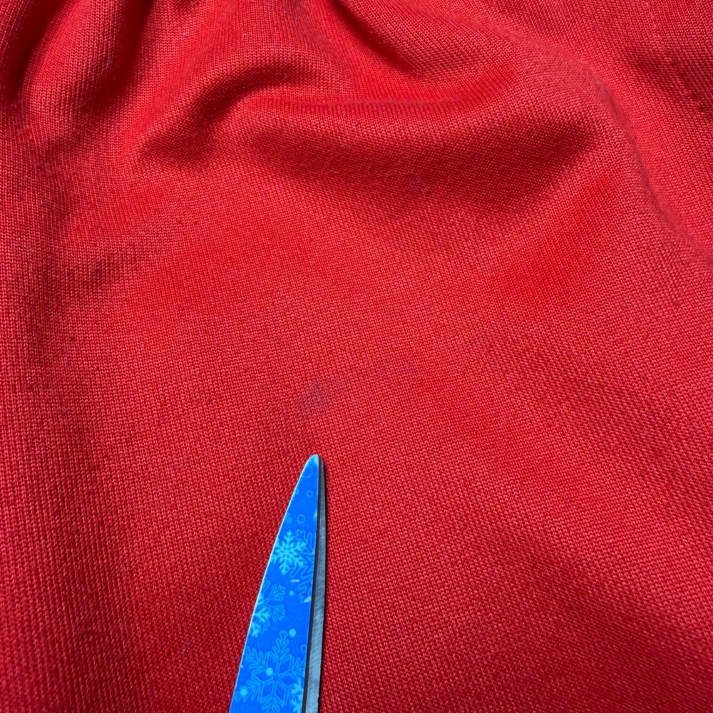 Nike Dri-FIT Basketball Shorts Mens XXL Red Black Zipper Pockets Athletic Gym - Picture 7 of 11